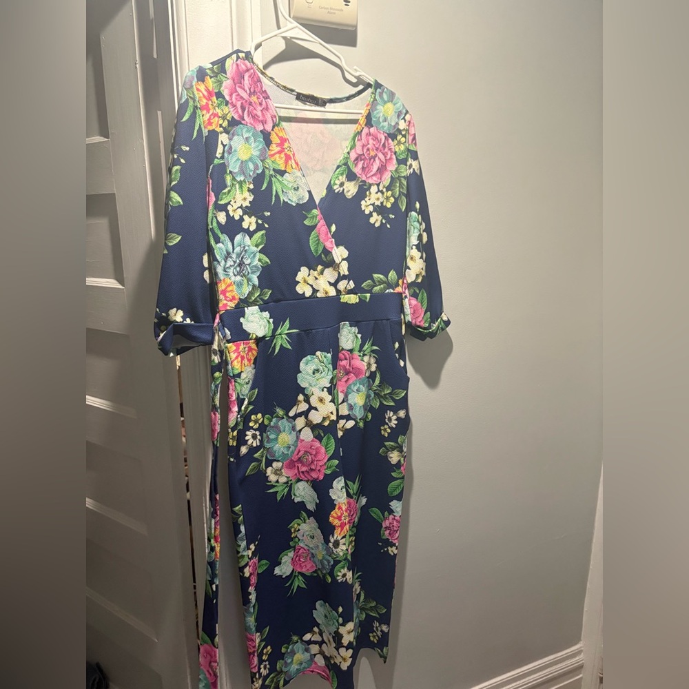 Floral Wrap Dress